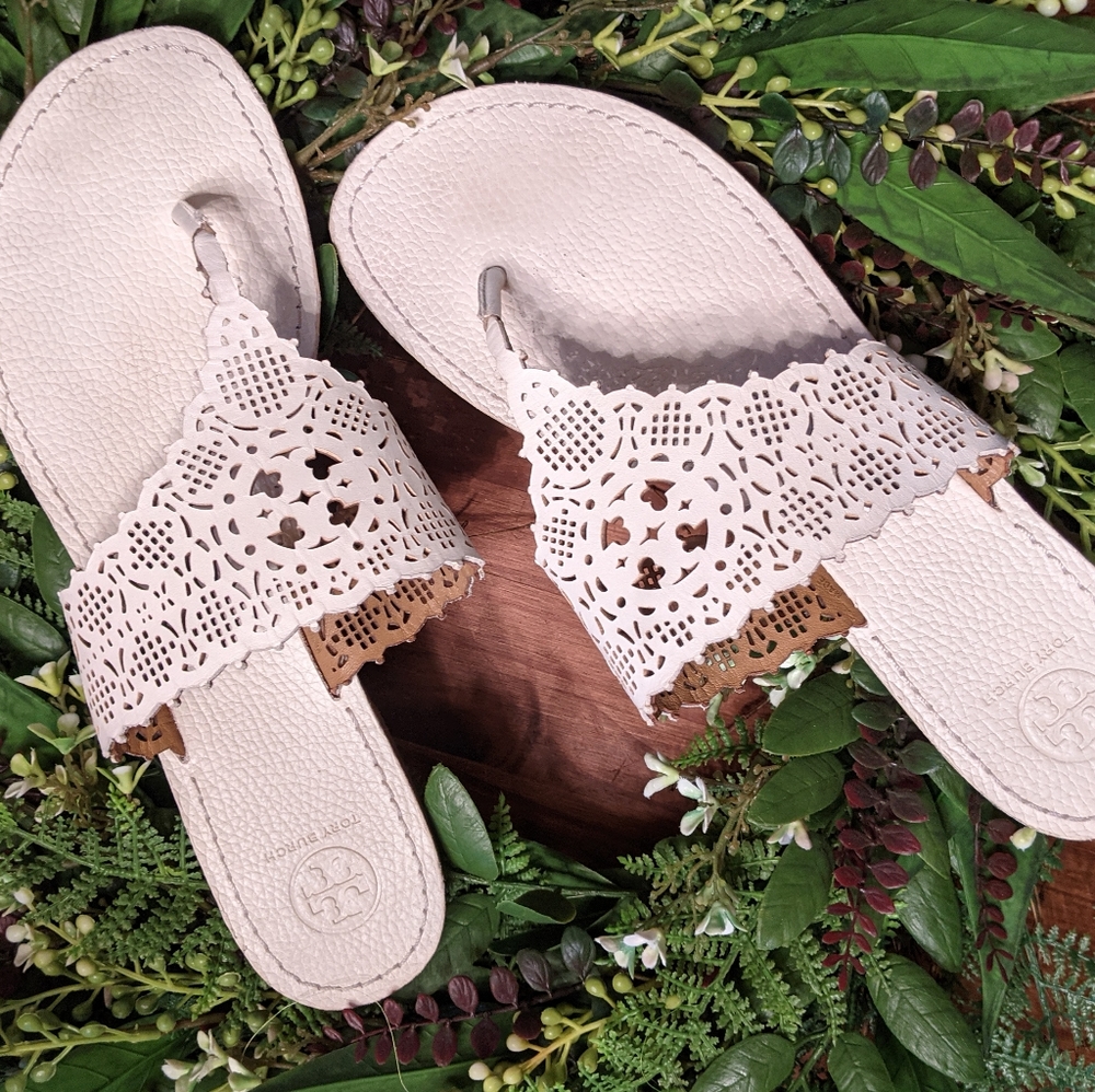 Tory Burch size 11 lattice sandle